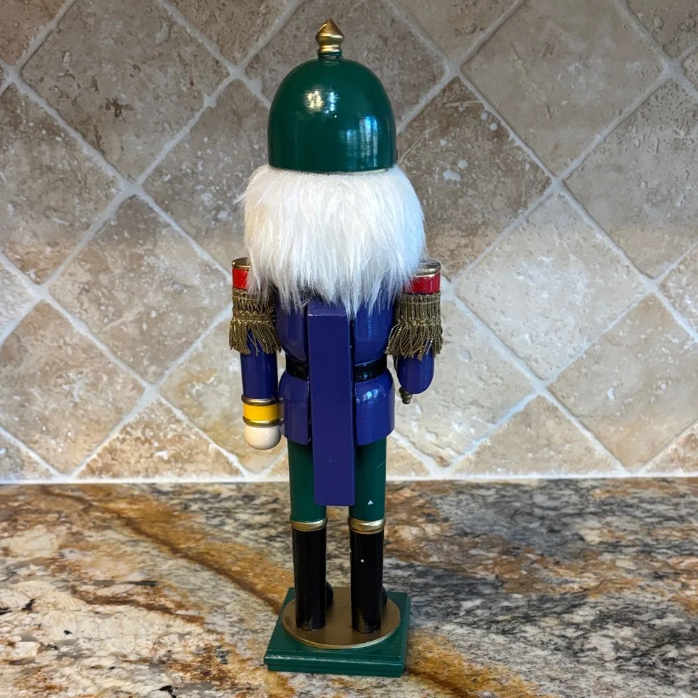 Vintage PIER 1 Imports 12” Nutcracker Wood Figurine Holiday Christmas Soldier